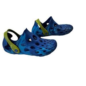 Merrell Kids Hydro Moc Water Shoes Youth Size 7 Blue and Green